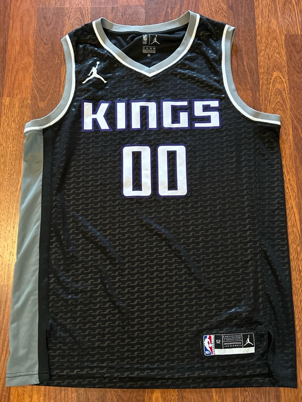 Sacramento Kings Statement Edition Custom Swingman NBA Jersey XL 52